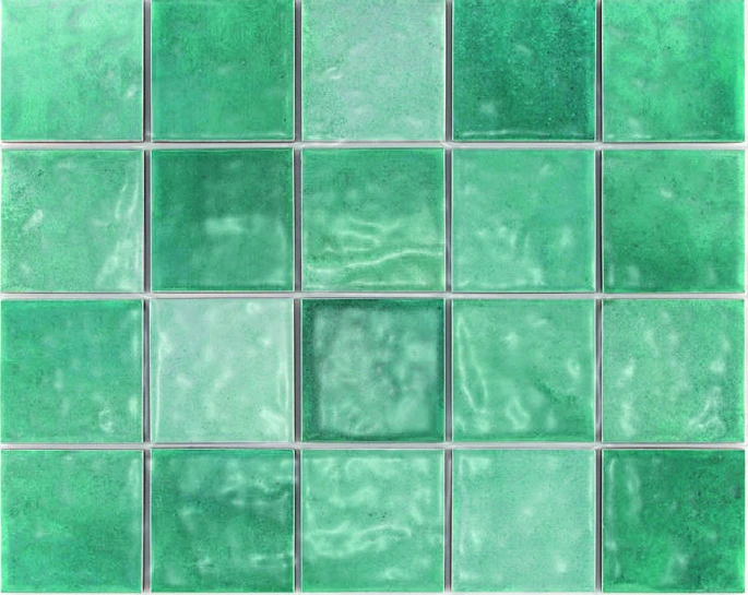 Jade tiles, glossy finish